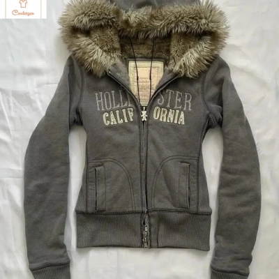 Classic Cotton Padded Zipper Hoodie for Women Classic Cotton Padded Zipper Hoodie for Women