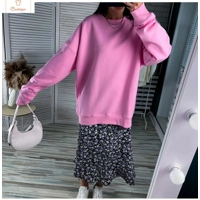 Cozy Oversized Cotton Womens Casual Sweatshirt
