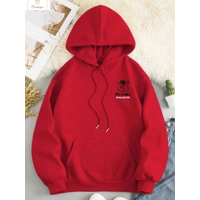 Cute Cat Cartoon Hooded Sweatshirt for Women