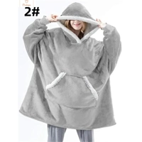 Cozy Oversized Fleece Hoodie Blanket