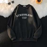 Plus Size Letter Print Hoodie