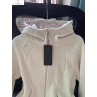 Slim Fit Velvet Hooded Sweatshirt for Women