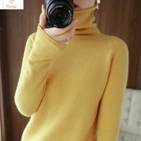 Womens Slim Fit Turtleneck Knit Sweater