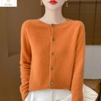 Merino Wool Long Sleeve Cardigan for Women