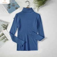 Elegant Black Turtleneck Knit Sweater