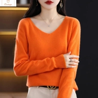 Soft Wool V Neck Sweater Pullover
