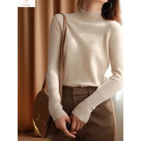 Chic Cashmere Turtleneck Pullover Sweater