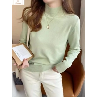 Chic Turtleneck Pullover Sweater for Women