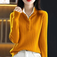 Cozy Turtleneck Knit Winter Sweater Women