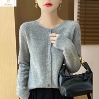 Merino Wool Long Sleeve Cardigan for Women