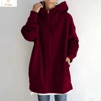 Thickened Warm Hooded Zipper Cardigan