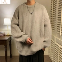 Round Collar Knit Sweater for Couples