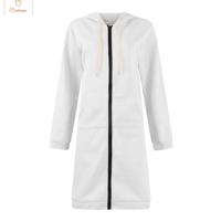 Casual Oversized Fleece Zip-Up Hoodie