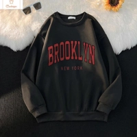 Plus Size Letter Print Hoodie