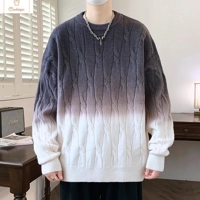 Loose Chunky Twist Knit Pullover