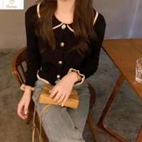 Elegant Ruffled Cardigan Sweater for Women