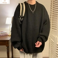 Round Collar Knit Sweater for Couples