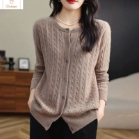 Womens Long Sleeve Knitted Cardigan Sweater