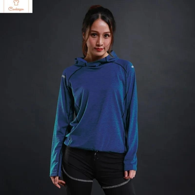 Womens Quick Dry Training Hoodie T-Shirt