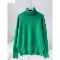 Cozy White Oversized Knit Turtleneck Sweater