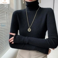 Elegant Slim Fit Turtleneck Sweater Tops