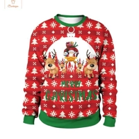 Christmas 2024 Round Neck Pullover Sweater