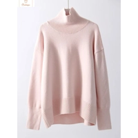 Cardeegan Womens Burgundy Turtleneck Sweater