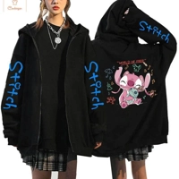 Disney Stitch Zip Up Hoodie for Women