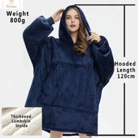 Casual Oversize Fleece Hoodie for Women