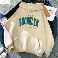 Brooklyn Letter Print Hip Hop Hoodie