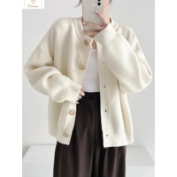 Womens Autumn Knitted Cardigan Sweater