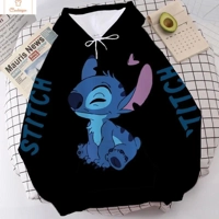 Stitch Angel Monster Hoodie Pullover