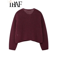 Casual Long Sleeve Knitted Cardigan for Women