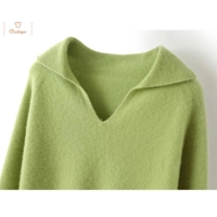 Casual Womens V-neck Woolen Sweater