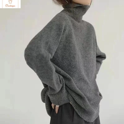 Lucyever Womens Thick Turtleneck Sweater