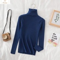 Soft Knit Cashmere Turtleneck Sweater Top