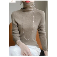 Cardeegan Womens Cashmere Turtleneck Sweater