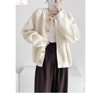 Womens Autumn Knitted Cardigan Sweater