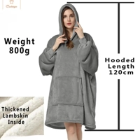 Casual Oversize Fleece Hoodie for Women