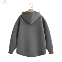 Cozy Oversized Zip-Up Hoodie for Women