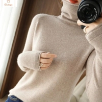 Womens Slim Fit Turtleneck Knit Sweater