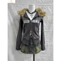 Winter Fur Collar Hoodie Sweatshirt