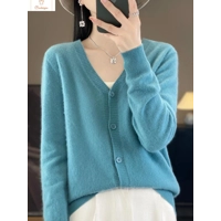 Premium Womens V-Neck Knit Cardigan