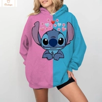 Disney Stitch Oversize Hoodie Sweatshirt