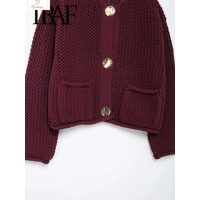 Casual Long Sleeve Knitted Cardigan for Women