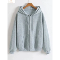Womens Fleece Zip Up Hoodie Jacket