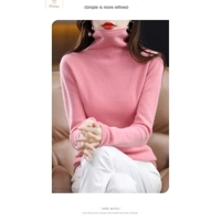 Merino Wool Turtleneck Sweater for Women