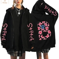 Kawaii Disney Lilo & Stitch Zip Hoodie