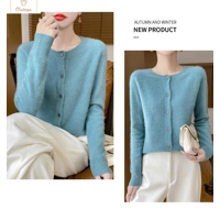 Merino Wool Long Sleeve Cardigan for Women