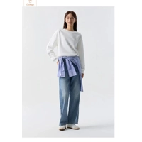 Casual Embroidered Drop-Shoulder Hoodie for Women